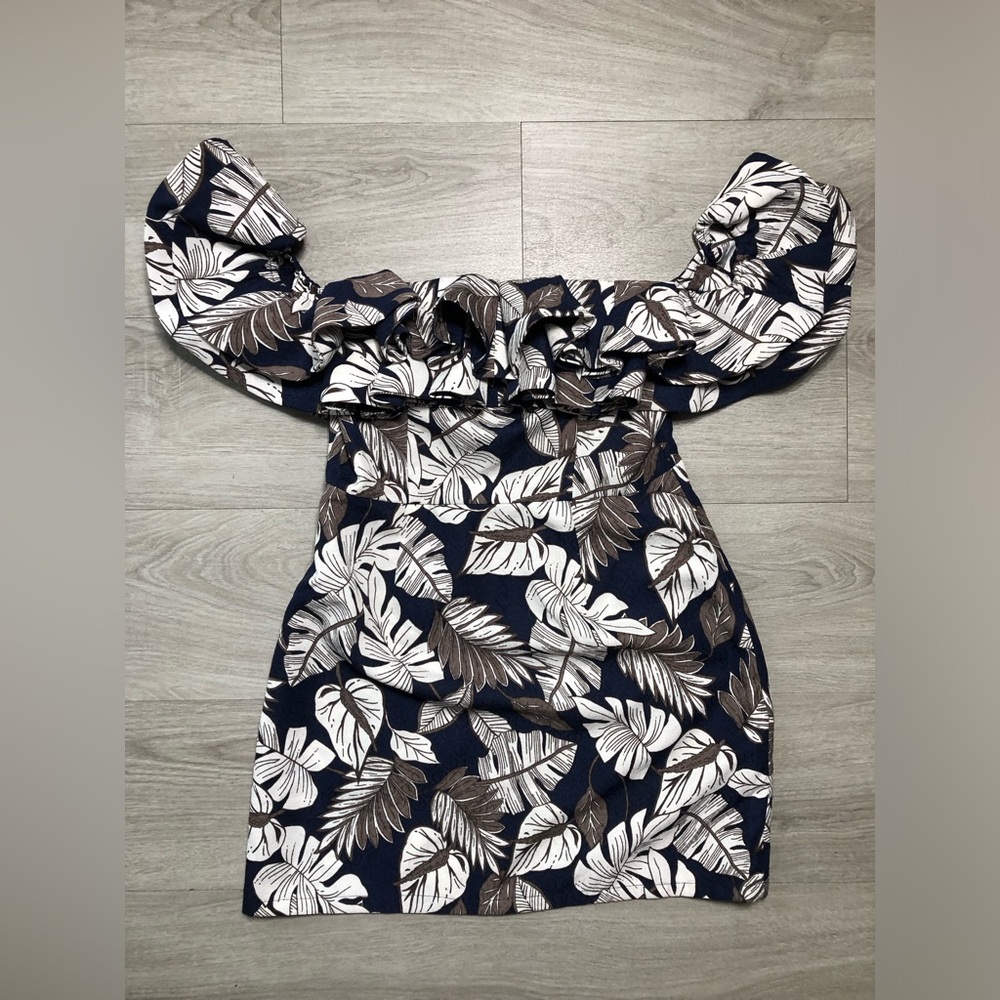 Tea & Cup Floral Dress